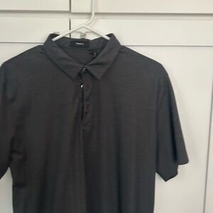 Theory Charcoal Button-Up Shirt XL
